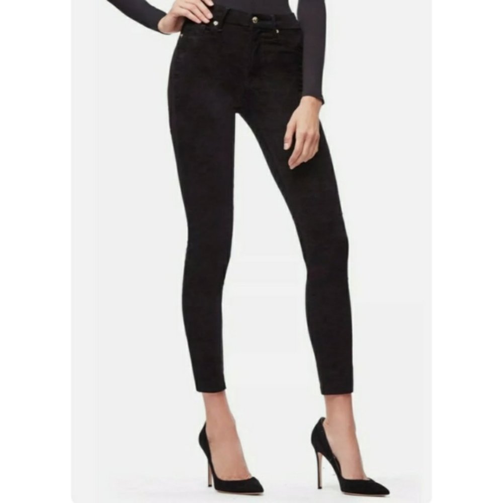 Good American Faux Suede Good Legs Crop Size 29